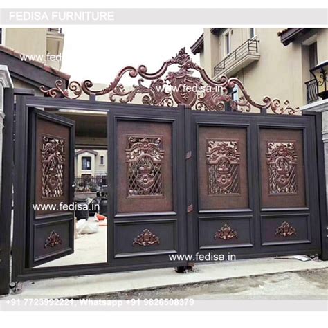 Lohe Ka Gate Price Modern Iron Fence Gate Chokhat Design Plai Gate ...