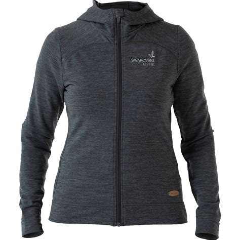 Swarovski Women's Merino Hoodie ( Anthracite, Large) 60804 B&H