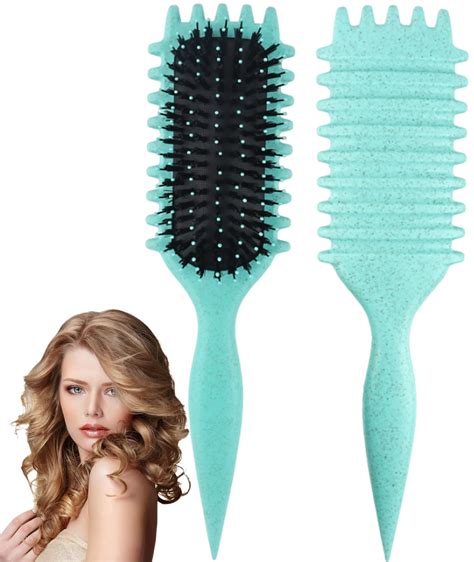Buy NUDFSY Curly Hair Comb, Curl Defining Comb, Bristle Hair Brush ...