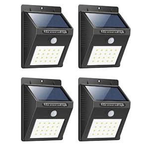 TRU TOYS LED Solar Light, Motion Sensor Solar Garden Lights Outdoor ...
