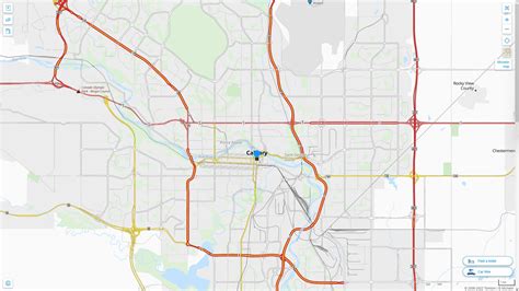 Calgary Map - Canada