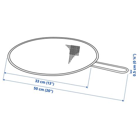KLOCKREN splatter screen, 33 cm (13") - IKEA