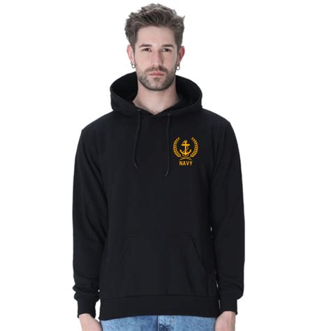 Navy Anchor with Leaf Logo - Unisex Hoodie – MARINERSKART