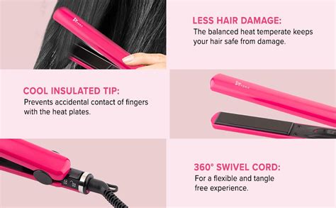 Syska Hair Straightener for Women, Ceramic Coated Plates,60 seconds ...