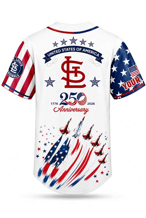 Cardinals Independence Day 2026 Personalized Jersey - East Blue Fashion