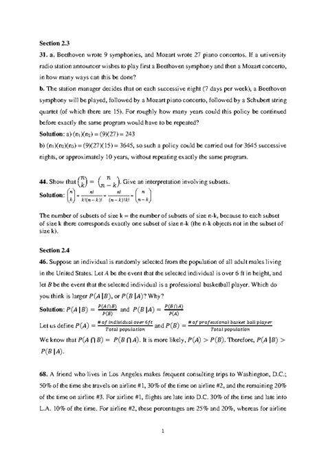 Extra Solution Ch2 Devore - Warning: TT: undefined function: 32 Section ...
