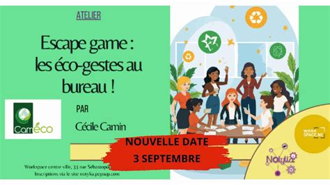 ? Escape Game – Écologie au bureau !, 33 rue sébastopol, 98800 Nouméa ...