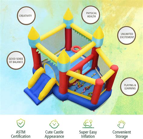 Buy Outdoor Children Inflatable Bounce House for Kids, Indoor Bouncy ...