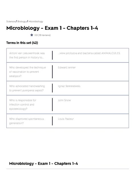 Microbiology - Exam 2 - Chapters 5, 6, 7, 9 Flashcards Quizlet ...