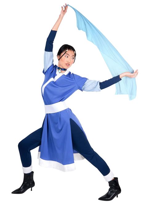Deluxe Avatar Last Airbender Women's Katara Costume | Nickelodeon Costumes