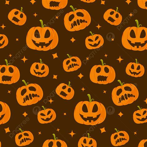 Halloween Pumpkin Pattern Background, Happy Halloween, Halloween ...