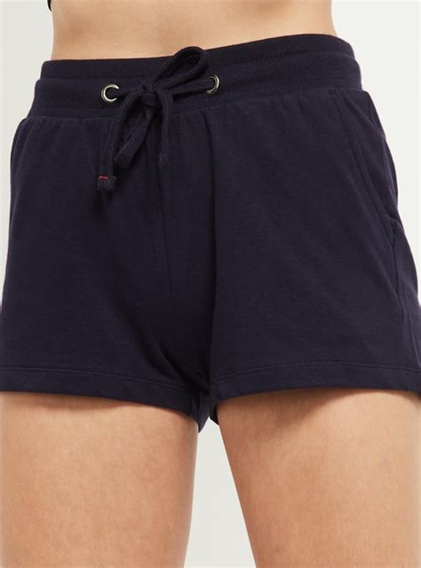 Buy Women Solid Sports Shorts Online at just Rs. 349.0 - 1000010421906 ...