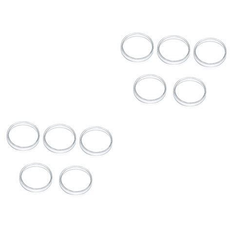 Baluue 10 Pcs Petri Dish Glass Culture Plate Glass Culture Dish Lab ...