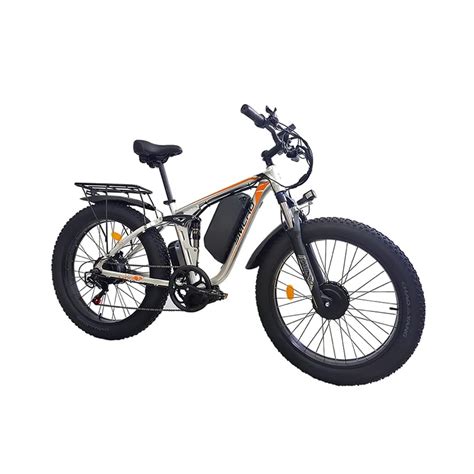 Buy US in Stock) SMLRO V3 Dual Motors MTB with Rear Shock Absorber, 22 ...