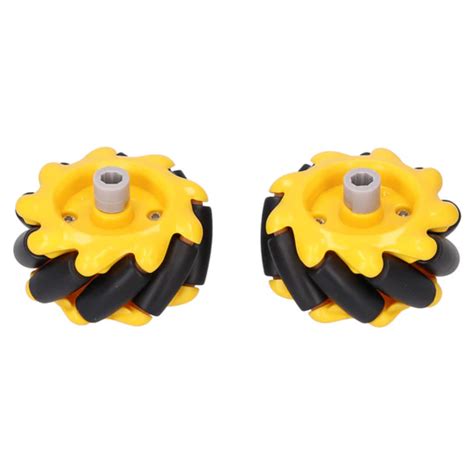 Mecanum 60mm Wheel Pair – Omnidirectional Left & Right Wheel – Robocraze