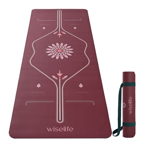 PU Alignment & Natural Rubber Yoga Mat – wiselife.in