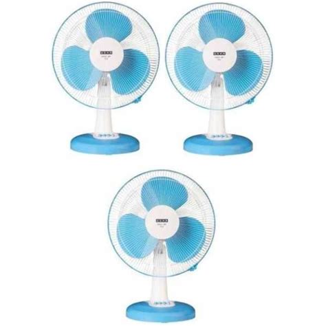 Usha Mist Air Icy 3 Blade (400mm) Table Fan (Pack of 3) Price in India ...