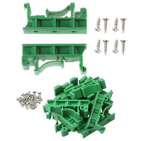 ANMBEST 20Sets C45 PCB DIN Rail Mounting Adapter Circuit Board Bracket ...