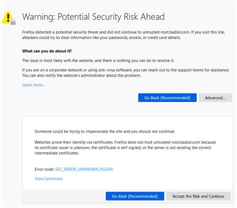 Image result for Error Code SEC Error Unknown Issuer