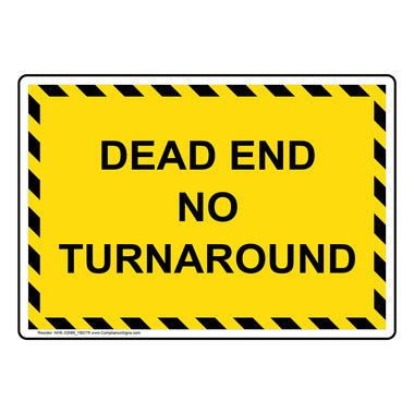Image result for Dead-End Sign