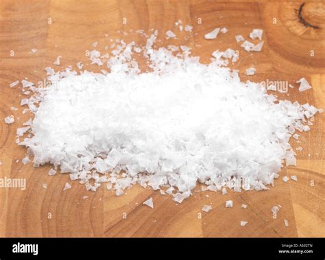 Sea Salt Flakes Stock Photo - Alamy