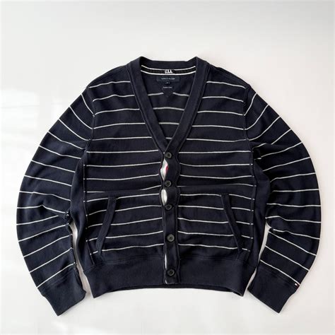 00s Tommy Hilfiger Stripe Cotton Cardigan | minnatakusanmitene
