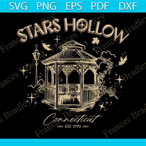 Stars Hollow Connecticut SVG Gilmore Girls Series SVG File | Inspire Uplift