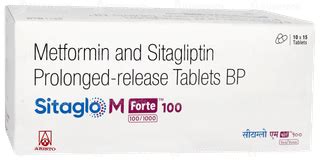 Sitaglo M Forte 100 Tablet 15 - Uses, Side Effects, Dosage, Price ...