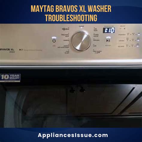 Maytag Bravos XL Washer Troubleshooting [10 Fixations]