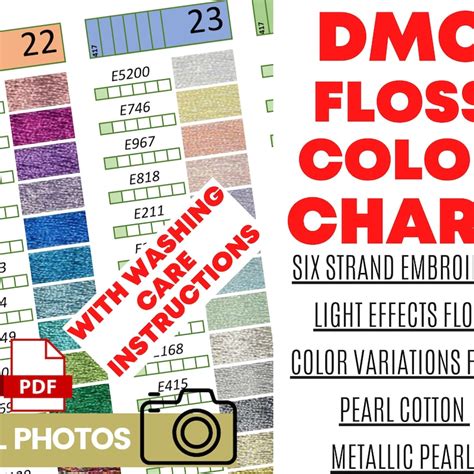 Image result for DMC Floss Chart