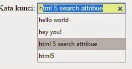 Image result for HTML Input Type Search
