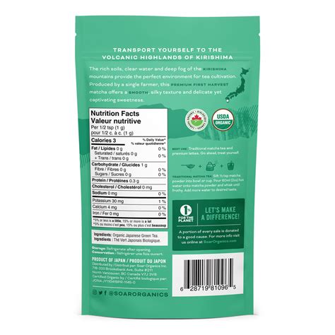 How Many Calories Are in Matcha? Plus, Other Nutrition Facts – Soar ...