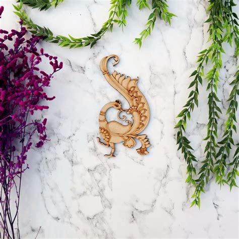 Surmayi Peacock Cutout Motif Pre Mark – Handilane