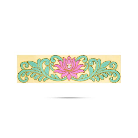 Giri - Lotus Rangoli Stickers | Rangoli Stickers | Traditional Kolam ...