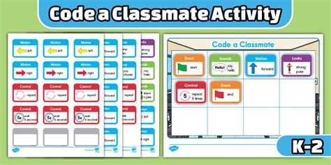 Code a Classmate: Unplugged Step-By-Step Coding Activity
