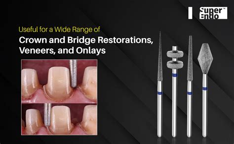 SuperEndo Crown Preparation Bur Kit | diamond burs With silicon inside ...