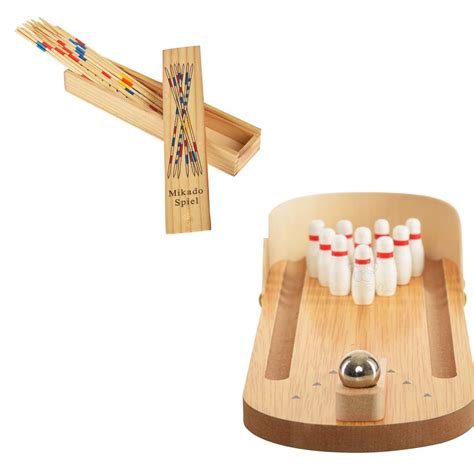 Buy Trinkets & More -Mikado Sticks Board Game Miniature Bowling|Desktop ...