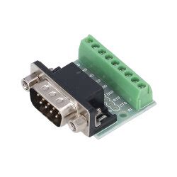 DB9 9-Pin Male Terminal Block Adapter