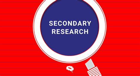 Image result for Example of Secondary Research