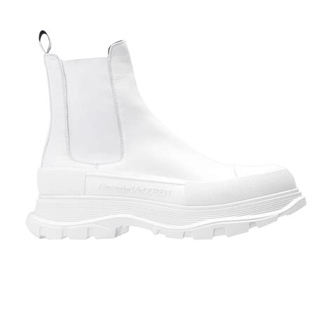 Alexander Mcqueen Tread Slick Chelsea Boot Triple White Price in India ...