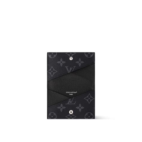 Slim Card Holder Monogram Eclipse - Men Small Leather Goods | Louis ...