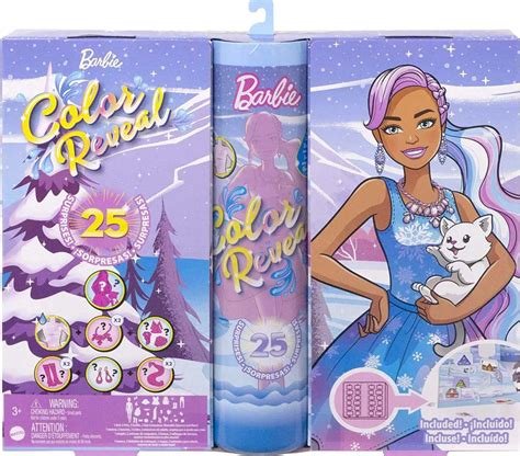 Barbie Color Reveal 2022 Advent Calendar 25 Surprises Mattel - ToyWiz