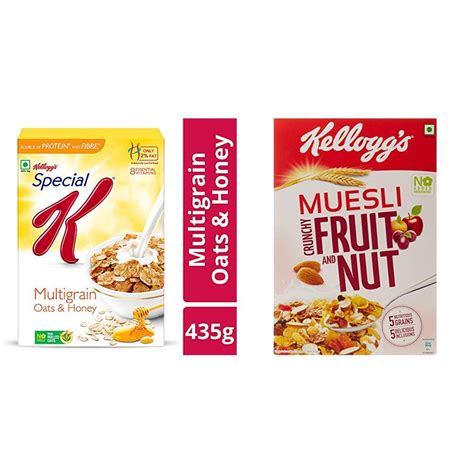 Buy Kellogg's Special K Multigrain Oats & Honey, 435g and Kellogg's ...