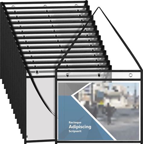 Amazon.com : Saypacck 15 Pcs 9 x 12 Inch Horizontal Shop Ticket Holders ...