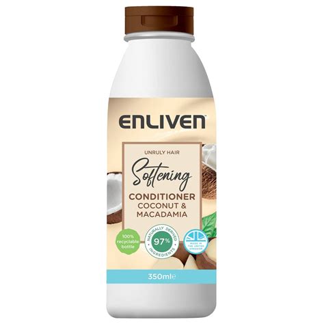 Buy Enliven Unruly Hair Softening Coconut & Macadamia Conditioner ...