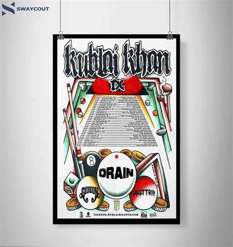 Kublai Khan TX North America Sep 18 - Oct 26 2025 Tour Poster