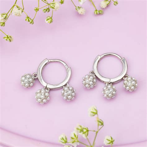 Pearl Luxe Hoops – Silvogue