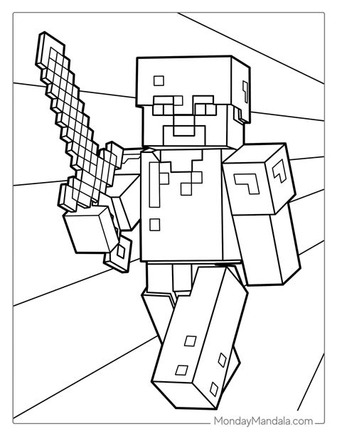 88 Minecraft Coloring Pages (Free PDF Printables)