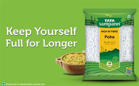 Tata Sampann, High in Fibre Poha(Thick), 1kg : Amazon.in: Grocery ...