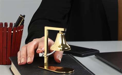 ZAHEPA Vintage-Inspired Metal Manual Call Bell | Clear Ring Tone ...